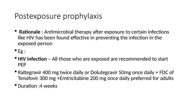 Curated visual reference: Visual Reference: Rational Chemoprophylaxis Presentation Pptx