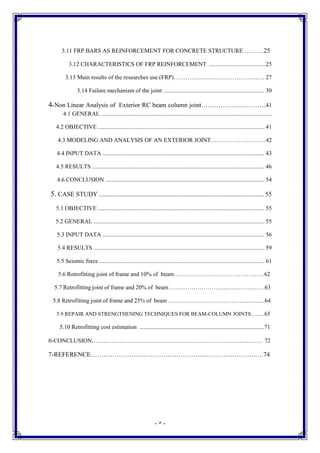 Modeling and Analysis of Retrofitted Exterior RC Beam Column Joint | PDF