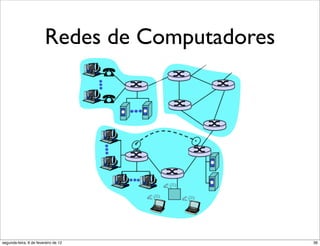 Redes de Computadores




segunda-feira, 6 de fevereiro de 12              36
 