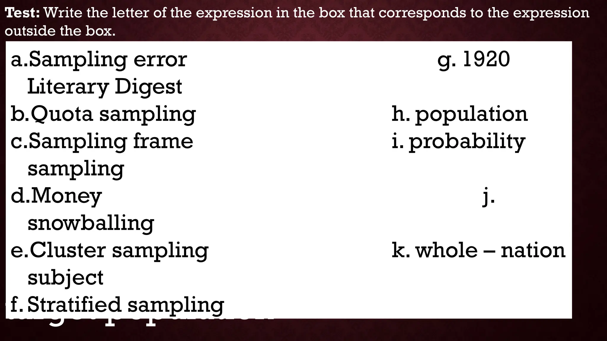 RC 04 Sampling Procedure And Sample pptx Rc 04 sampling procedure and sample pptx