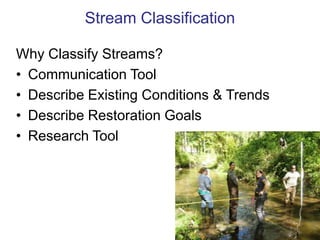 Stream Classification Why Classify Streams? ,[object Object]