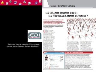 Retrouvez dans le magazine EDI un dossier
complet sur les Réseaux Sociaux & le BtoB IT
 