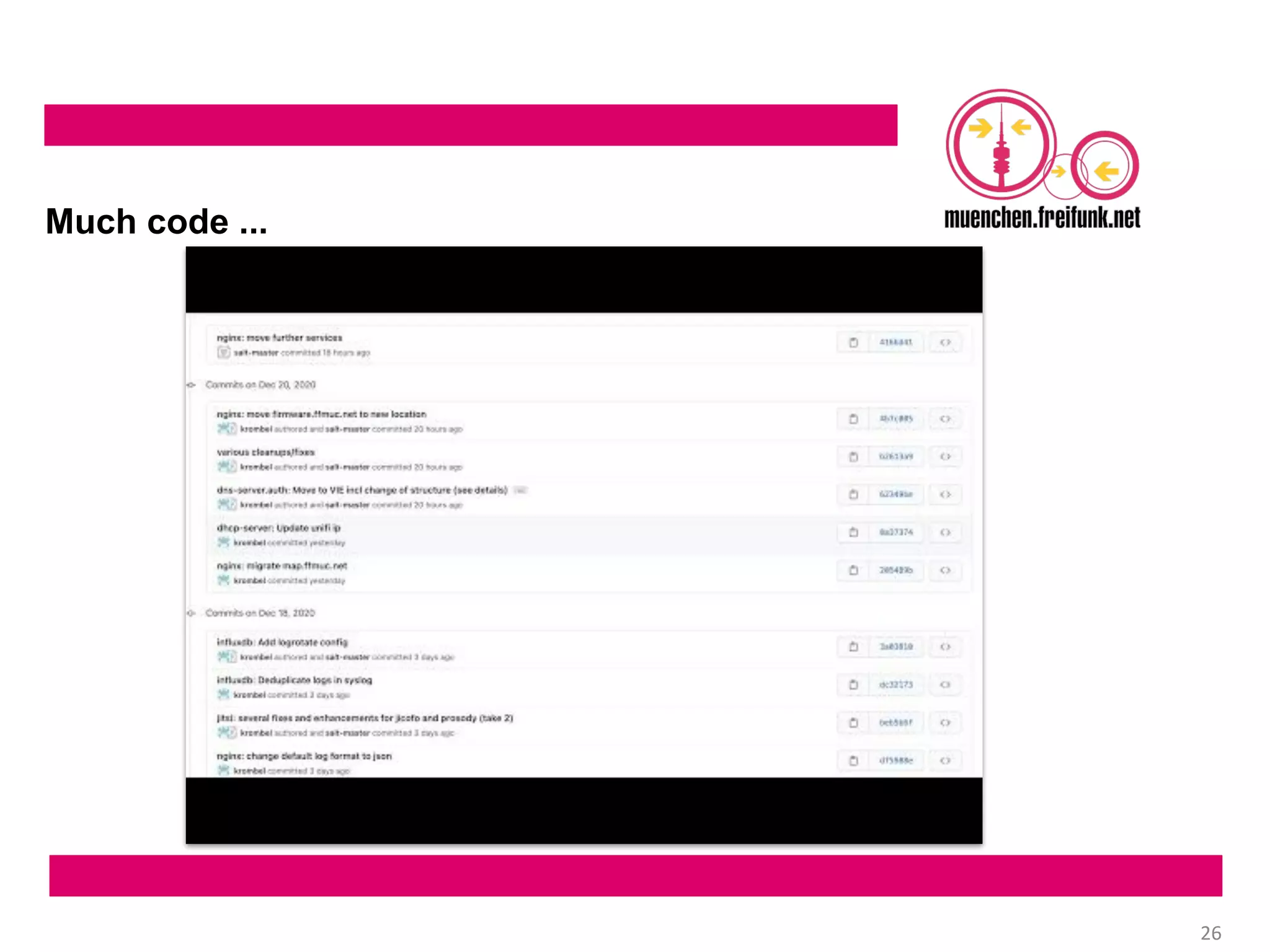 FFMUC goes wild - Infrastructure recap 2020 #rc3