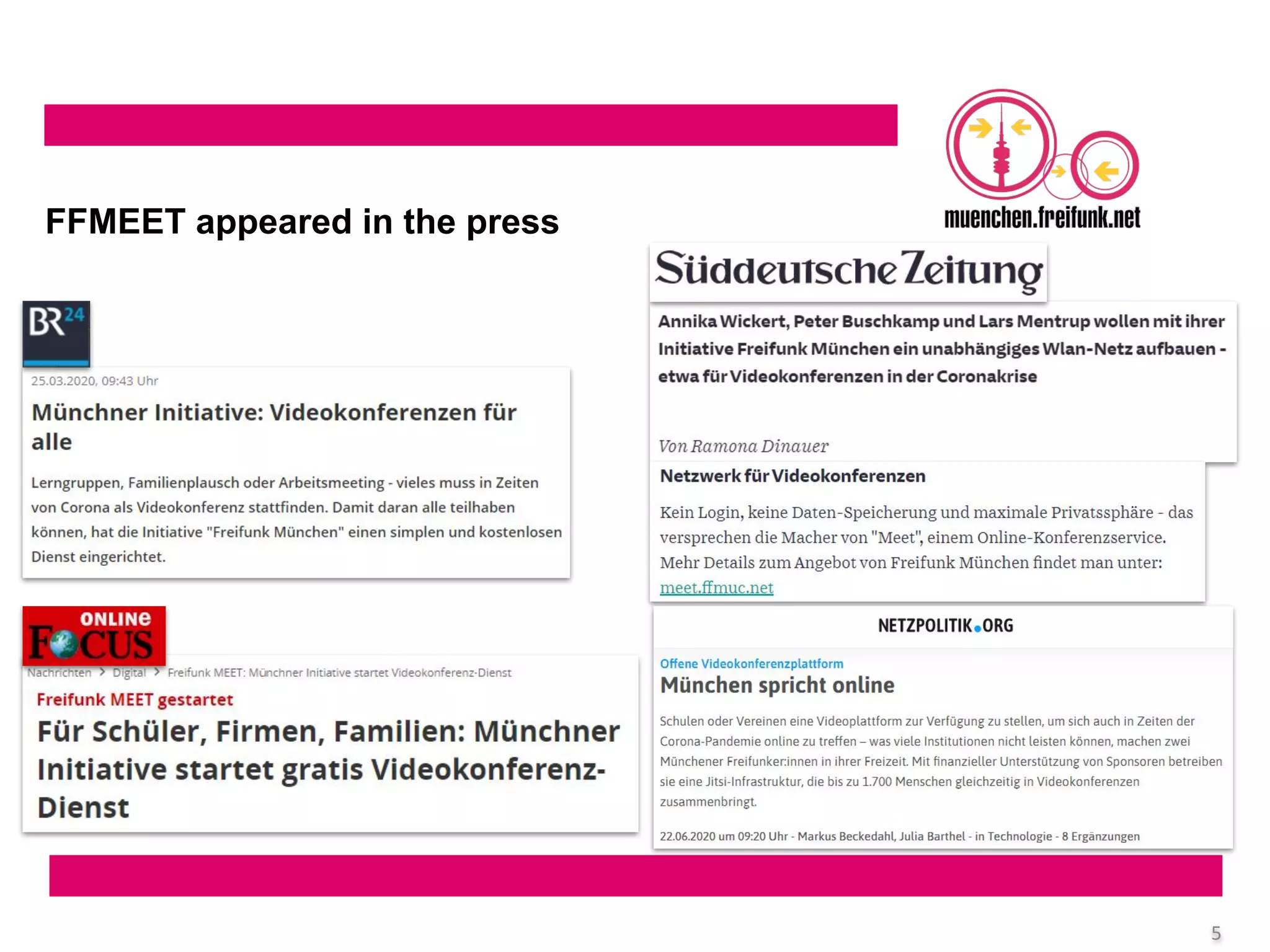 FFMUC goes wild - Infrastructure recap 2020 #rc3