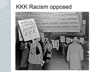 KKK Racism opposed
 