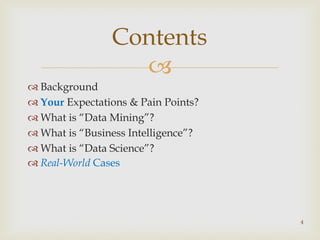 Introduction to Data Mining, Business Intelligence and Data Science | PDF