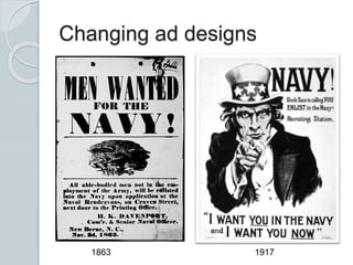 Changing ad designs
1863 1917
 