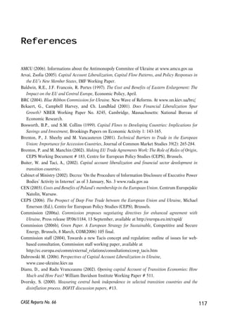 116 
Małgorzata Jakubiak, Anna Kolesnichenko (eds.) 
CASE Reports No. 66 
 