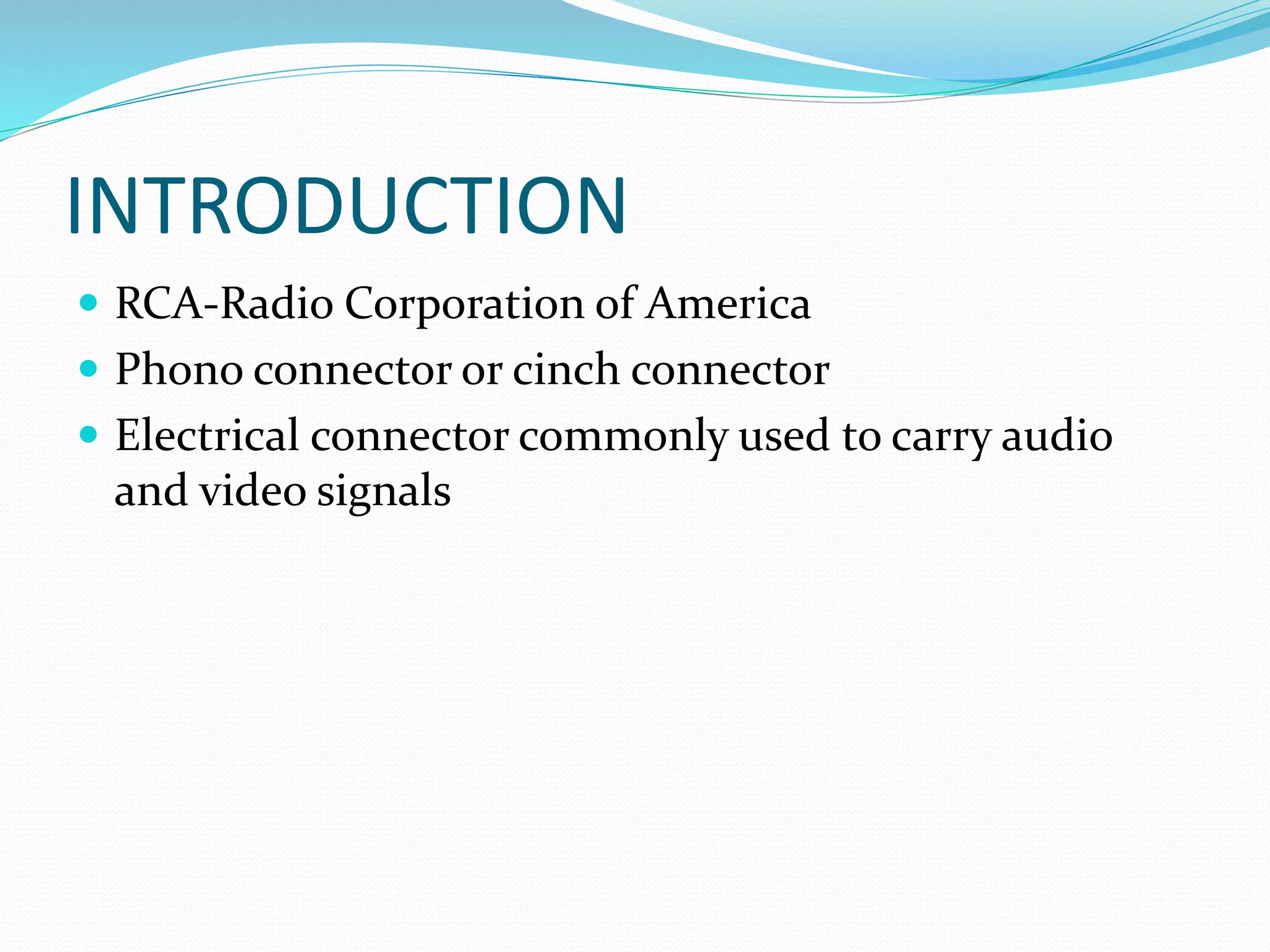 RCA Radio Corporation of America ppt