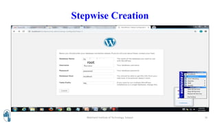 Stepwise Creation
Walchand Institute of Technology, Solapur 16
root
 