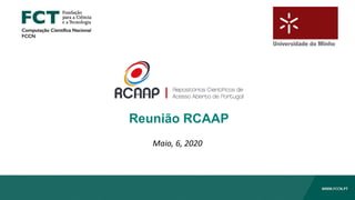 Reunião RCAAP
Maio, 6, 2020
 