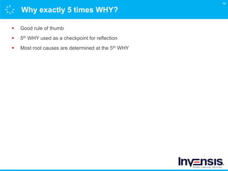 Root Cause Analysis, The 5 Why’s, and The Fishbone Diagram | PPTX
