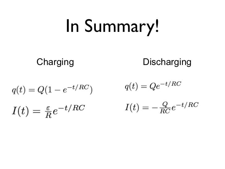 Rc and rl circuits