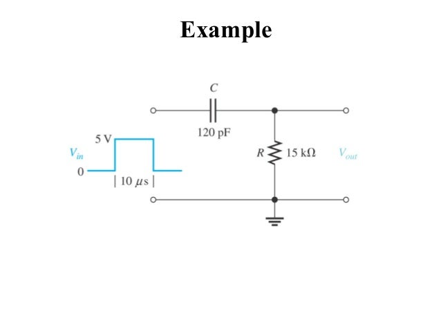 Rc and rl differentiator and integrator circuit
