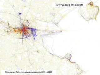 New sources of GeoData http://www.flickr.com/photos/walkingsf/4672160490 