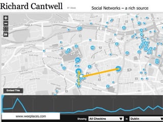 Social Networks – a rich source  www.weeplaces.com 