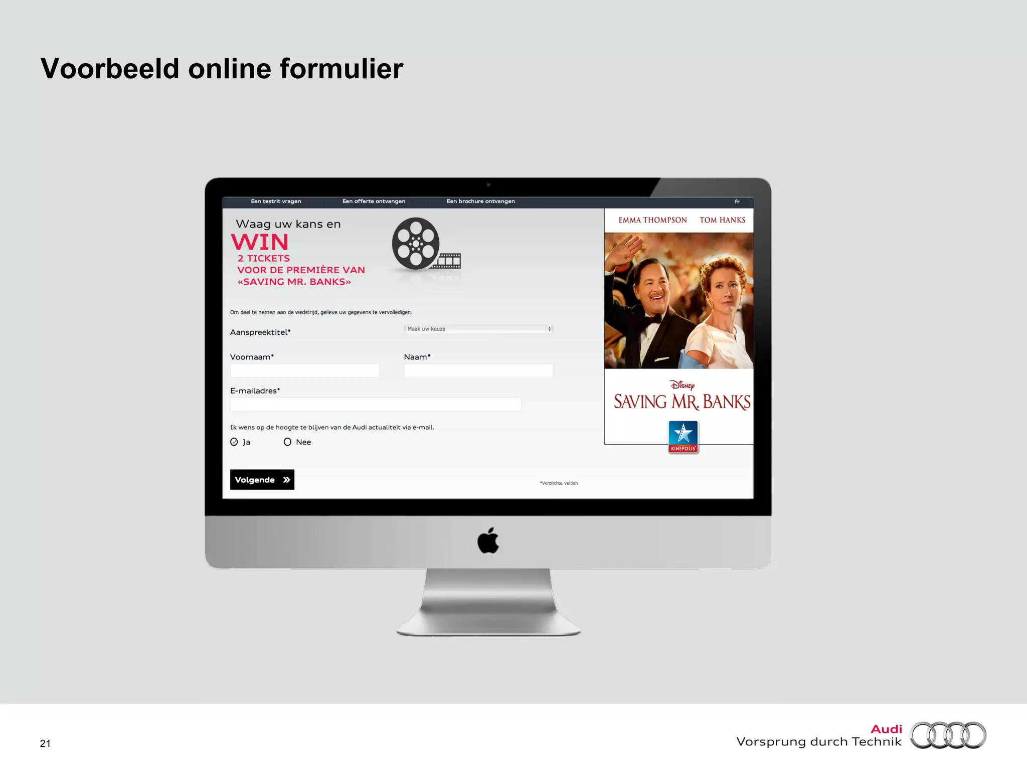 Voorbeeld online formulier

21

 