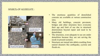 Recycled Concrete Aggregate in Construction Part III | PPTX