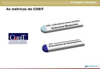 Novembro/2005
As métricas do COBIT
Principais conceitos
 