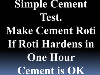 Cement Roti Rcb | PPTX