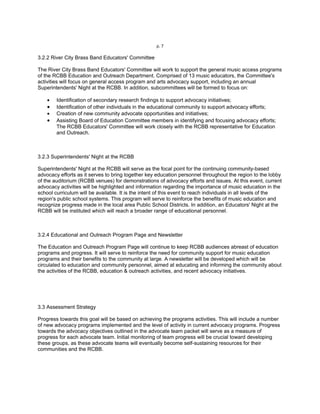 Rcbb Education And Community Engagement Proposal | DOC