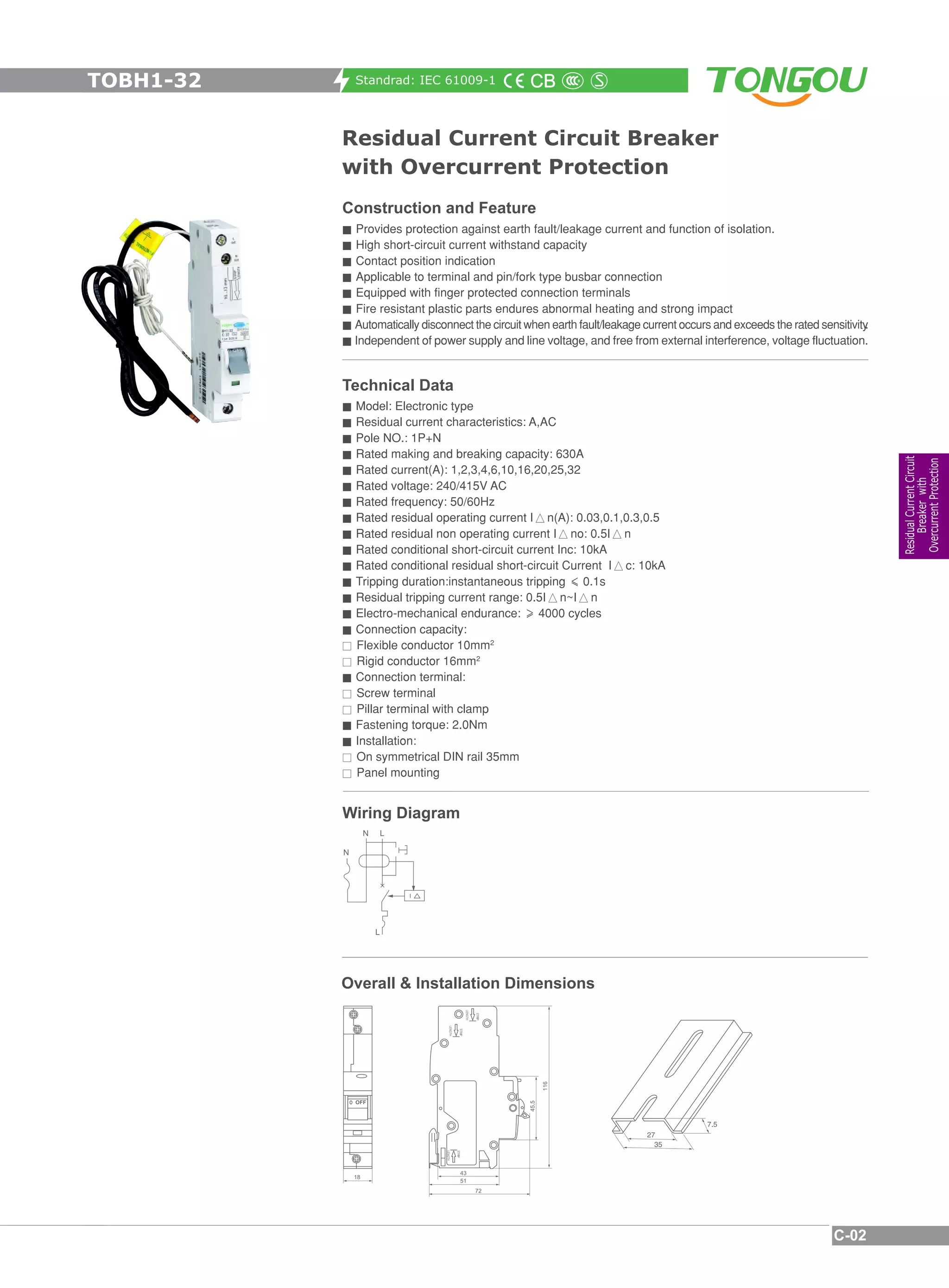 Rcbo catalogue | PDF
