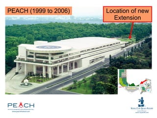 PEACH (1999 to 2006) Location of new Extension 