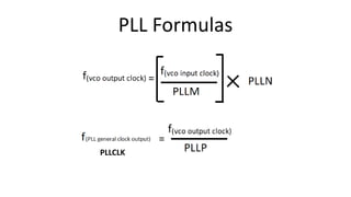 PLL Formulas
PLLCLKPLLCLK
 