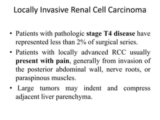 RCC- Staging and treatment of Renal Cell Carcinoma | PPTX