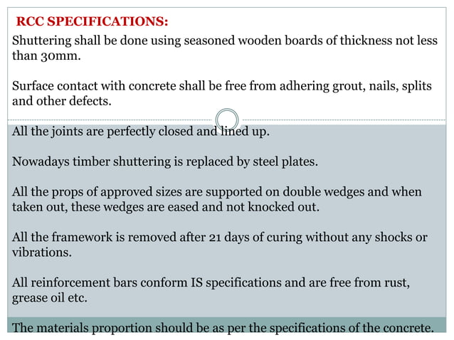 Reinforced Cement Concrete Rcc Ppt Reinforced Cement Concrete Rcc Ppt