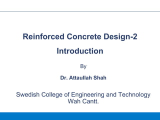RCC Design notes and Concept of RCC detailings | PPT