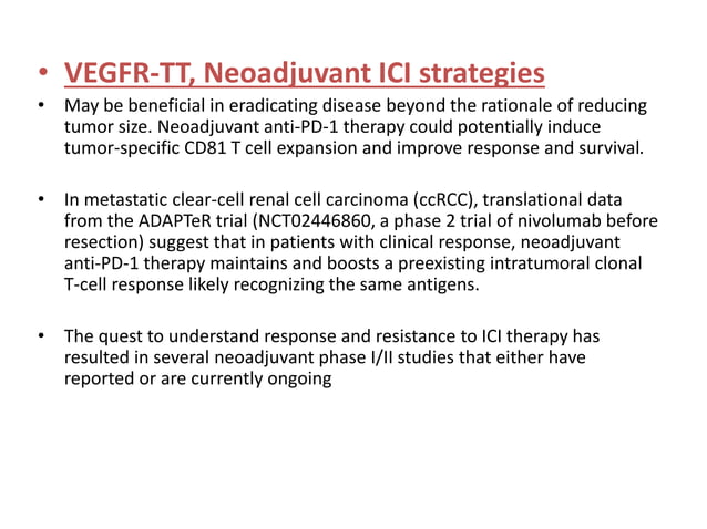 Renal cell carcinoma ( RCC )ADJUVANT TRIALS.pptx