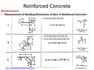 Reinforced Cement Concrete and Bar Bending Schedule | PPTX