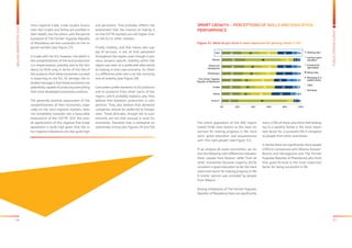 56 57
BALKANBAROMETER2015
PUBLICOPINIONSURVEY
SMART GROWTH – PERCEPTIONS OF SKILLS AND EDUCATION
PERFORMANCE
Figure 31: What do you think is most important for getting ahead in life?
21
23
24
25
27
28
30
25
61
14
18
13
22
22
46
23
9
26
25
28
20
20
16
23
5
24
22
16
21
18
4
18
2
7
7
13
7
8
4
7
2
5
3
3
3
3
3
1
1
1
1
1
0% 20% 40% 60% 80% 100%
Working hard
Having a good
education
Knowing the
right people
Being lucky
Belonging to a
wealthy family
Other
DK/refuse
Kosovo*
Serbia
Croatia
The Former Yugoslav
Republic of Macedonia
Montenegro
Bosnia and
Herzegovina
Albania
SEE
The entire population of the SEE region
stated three main factors as the most im-
portant for making progress in life: hard
work, good education and acquaintance
with “the right people” (see Figure 31).
If we analyse all seven economies, we no-
tice the following main differences between
them: people from Kosovo* differ from all
other economies because majority (61%)
considers a good education to be the most
important factor for making progress in life.
A similar opinion was provided by people
from Albania.
Among inhabitants of The Former Yugoslav
Republic of Macedonia there are significantly
more (13%) of those who think that belong-
ing to a wealthy family is the most impor-
tant factor for a successful life if compared
to people from other economies.
In Serbia there are significantly more people
(24%) (in comparison with Albania, Kosovo*,
Bosnia and Herzegovina and The Former
Yugoslav Republic of Macedonia) who think
that good fortune is the most important
factor for being successful in life.
intra-regional trade, trade surplus econo-
mies like Croatia and Serbia are justified in
their beliefs, but the others, with the partial
exception of The Former Yugoslav Republic
of Macedonia, are less successful on the re-
gional markets (see Figure 27).
In trade with the EU, however, the belief in
the competitiveness of the local production
is a misperception, possibly due to the ten-
dency to think only in terms of the few of
the products that these economies succeed
in exporting to the EU. Or perhaps the in-
tended message is that these economies are
potentially capable of producing everything
that more developed economies produce.
The generally positive assessment of the
competitiveness of their economies, espe-
cially on the intra-regional markets, does
not completely translate into a favourable
assessment of the CEFTA. Still, the over-
all appreciation of this regional free trade
agreement is quite high given that the in-
tra-regional imbalances are also quite high
and persistent. That probably reflects the
assessment that the chances of making it
on the CEFTA markets are still higher than
on the EU or other markets.
Finally, mobility, and that means also sup-
ply of services, is not all that welcomed
throughout the region, even though in pre-
vious answers specific mobility within the
region was seen as a preferable alternative
to staying in one’s own economy. So, there
is a difference when one is on the receiving
end of mobility (see Figure 28).
Consumers prefer domestic to EU products
and to products from other parts of the
region, which probably explains why they
believe that domestic production is com-
petitive. They also believe that domestic
companies should be preferred to foreign
ones. These attitudes, though not to such
extreme, are not that unusual in most EU
economies. Domestic bias is somewhat ex-
ceptionally strong (see Figures 29 and 30).
 