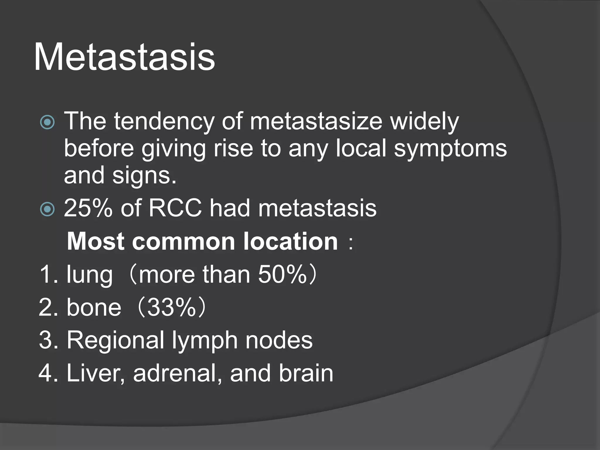 renal cell carcinoma radiology | PPTX