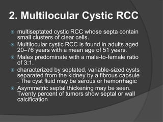 renal cell carcinoma radiology | PPTX