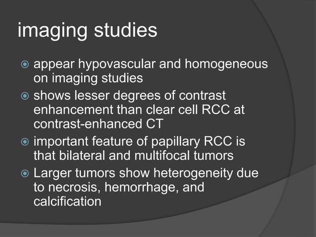 renal cell carcinoma radiology | PPTX | Cancer | Diseases and Conditions