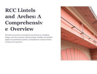 RCC lintels and arches in architecture.pptx
