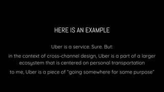 THAT’S THE EXPERIENCE
unless you are plain interested in just riding Uber cars, that is
(hobbies are hobbies. Who am I to ...