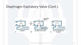 Diaphragm Expiratory Valve (Cont.)
1st Respiratory Care Comprehensive Review Course 30
 