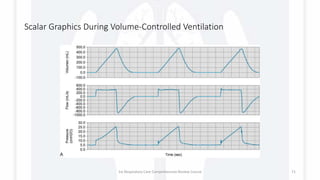 Scalar Graphics During Volume-Controlled Ventilation
1st Respiratory Care Comprehensive Review Course 71
 
