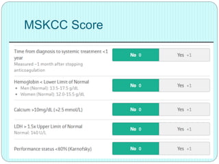MSKCC Score
 