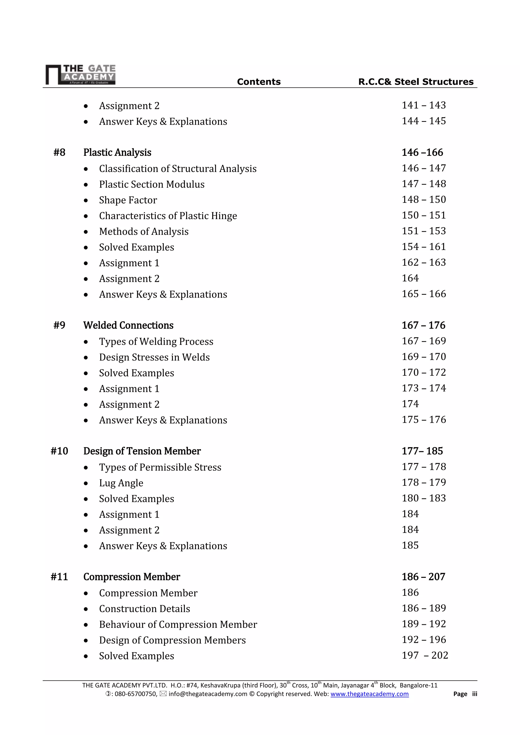 Civil Engineering : Rcc & steel structures, THE GATE ACADEMY | PDF