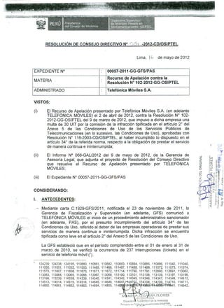 Resolución 051 2012-cd-osiptel