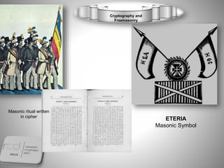 Masonic Ritual Cipher A Brief History of Romanian Cryptology | PPT