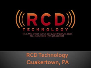 RCD Technology  Quakertown, PA 
