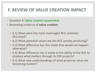 RCE Assessment as Learning and Empowerment - The Start-Up Tool | PPTX