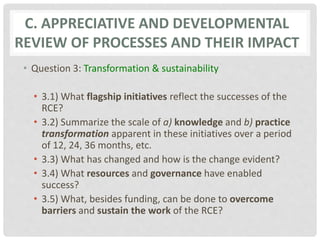 RCE Assessment as Learning and Empowerment - The Start-Up Tool | PPTX