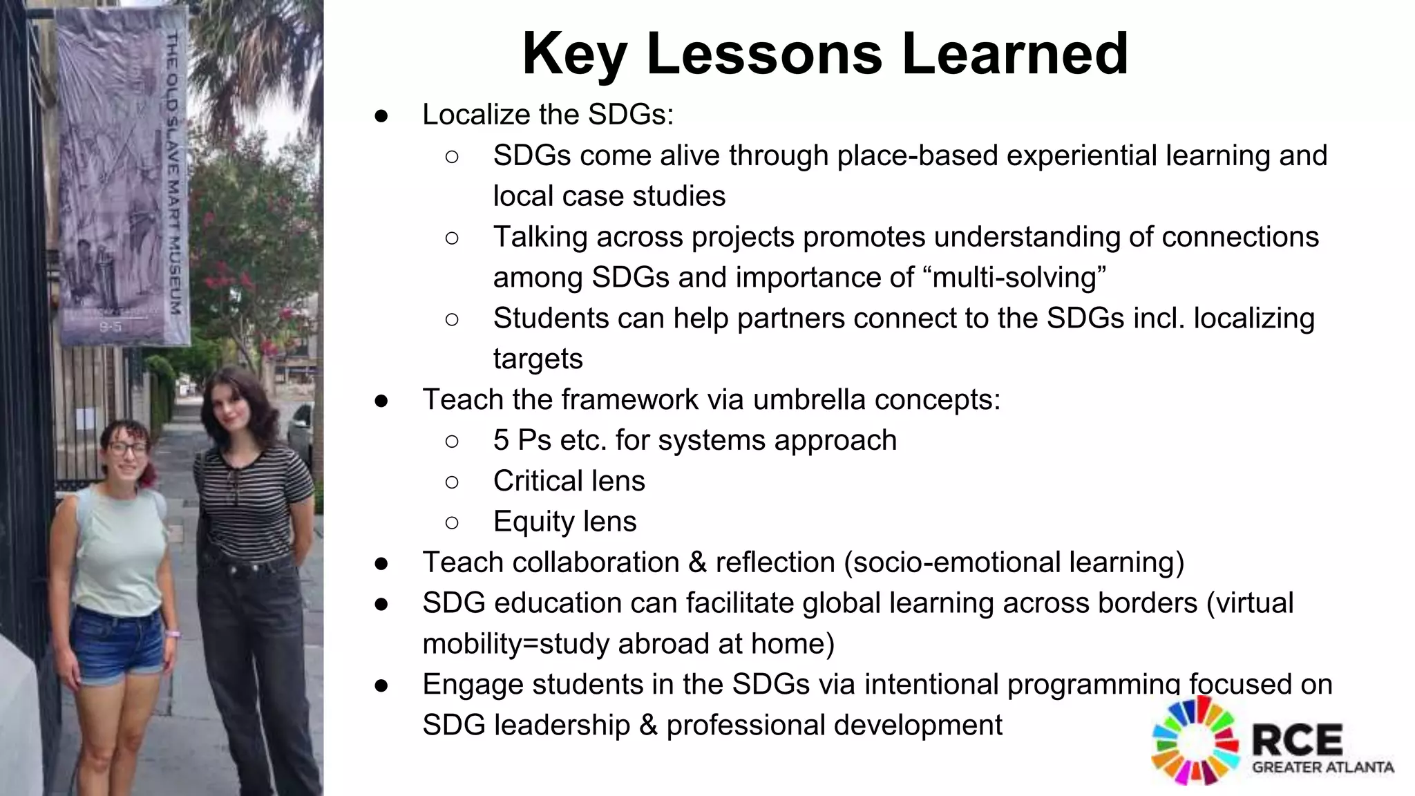 Teaching The Sdgs Through Experiential Learning Ppt