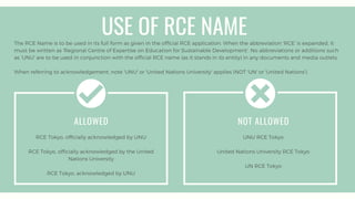 RCE Logo and Social Media Guidelines Overview | PDF